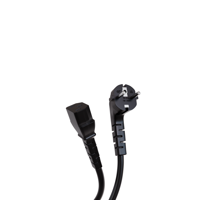 Verlängertes Netzkabel