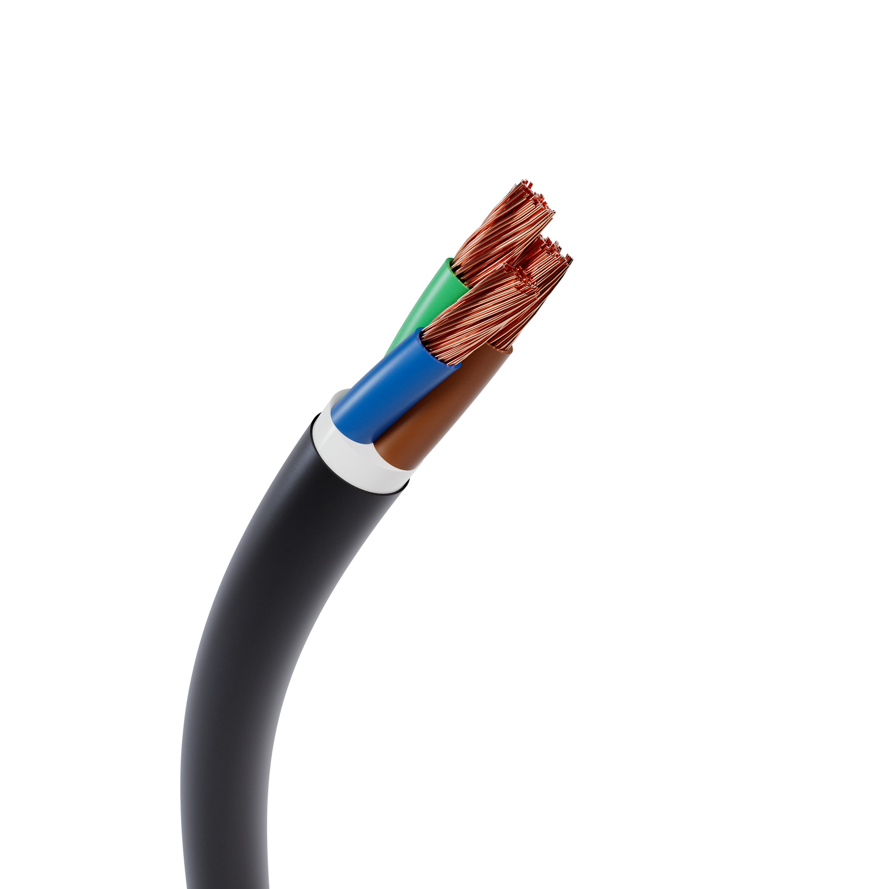 Verlängertes Netzkabel